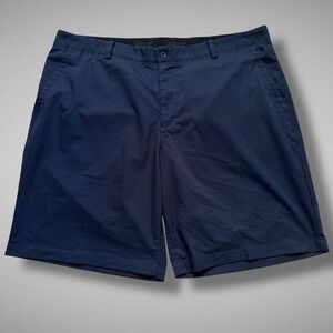 Nike Dri Fit Standard Chino Shorts Mens Size 42 Black Golf Outdoor Casual Travel
